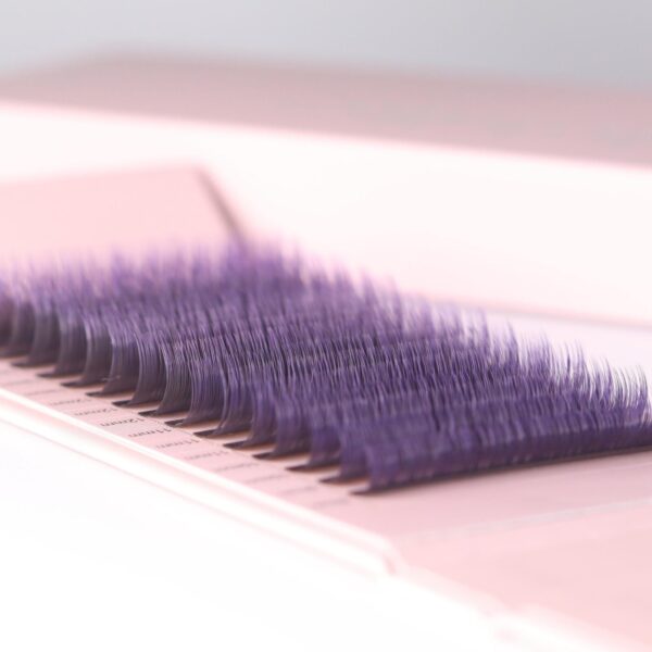 Purple Ombre Volume Lash Extensions