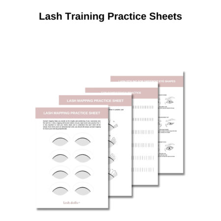 lash training sheets
