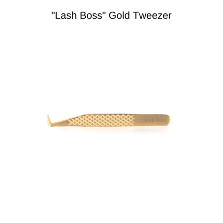 lash boss gold tweezer